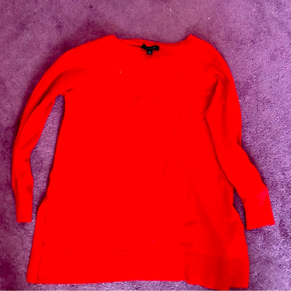 Red wool Ann Taylor Sweater